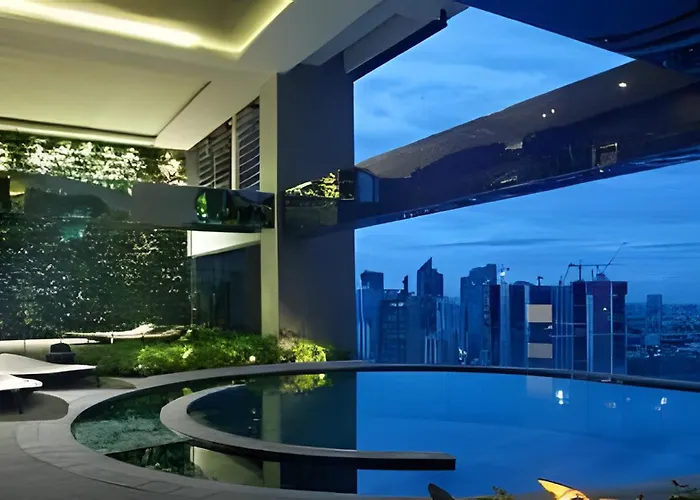 C-studio,best Sunset Pool,luxury,hotel Style Apartment Manila
